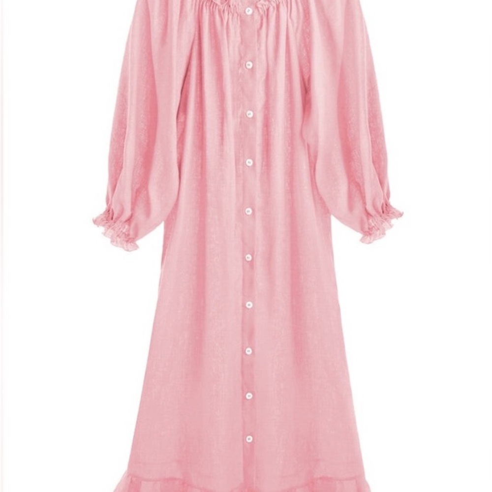 Sleeper Pink Off-Shoulder Dress
